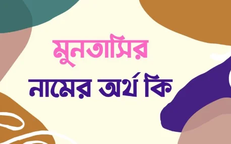 মুনতাসির নামের অর্থ কি